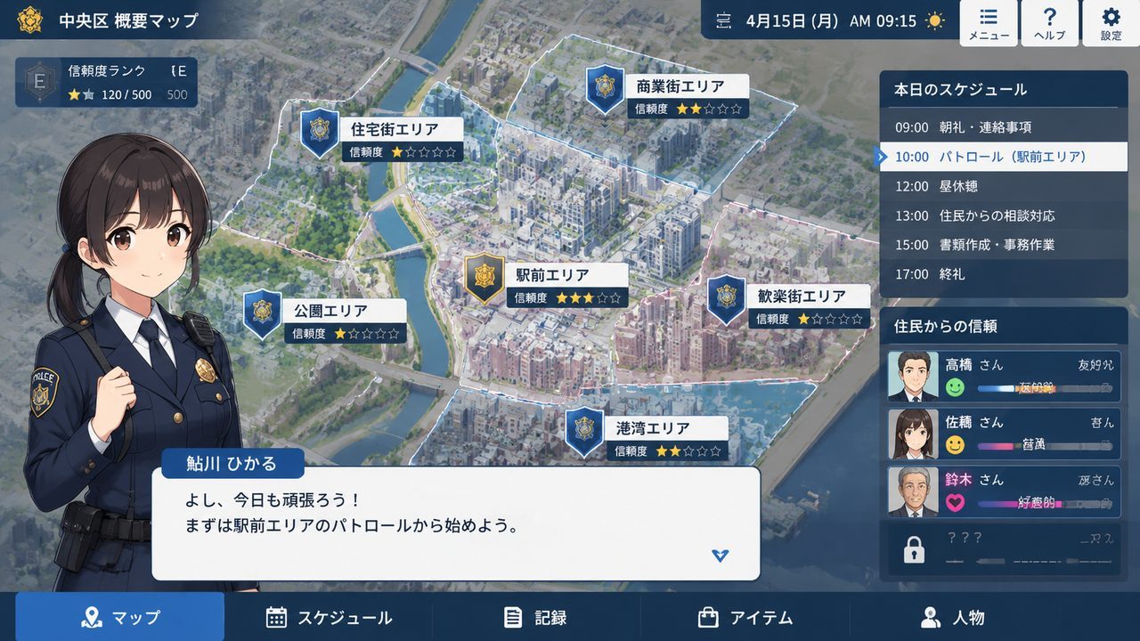 极道无赖EX 女警鮎川光 任务触发 场景图 7